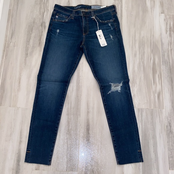 AG-ED Denim The Legging Ankle, Raw Hem, Style: REV1389-SP, 30Rx28, NWT $219 MSRP - Picture 11 of 13